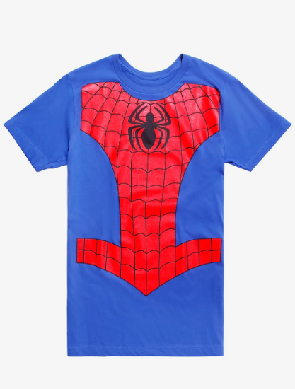 spiderman costume t shirt